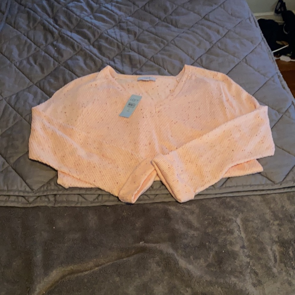 NWT Pink Loft Sweater - Medium